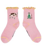 Farm Adventure Ruffled Short Socks