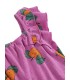 Vestido c/folhos Tangerine all over