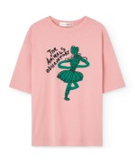 T-shirt Collie Rosa suave