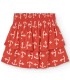 Saia calção Kiwi vermelha