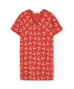 Vestido Walrus vermelho