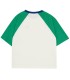 T-shirt verde Color block 