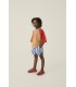 T-shirt vermelha Color block 