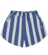 Blue stripes washed Shorts