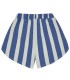 Blue stripes washed Shorts