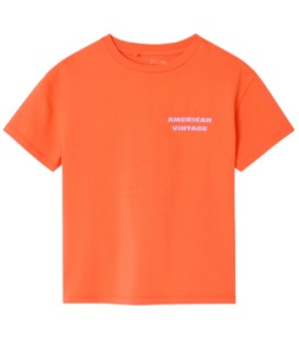 S/sleeve T-shirt Fizvalley Mandarine Vintage 