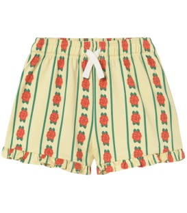 Rose Pattern Shorts 