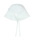 Cyan Fine Stripes Bucket Hat
