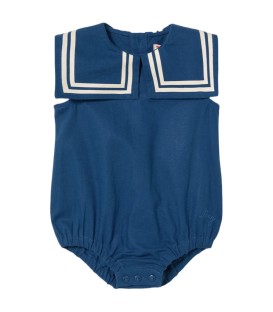 Body de Bebé de linho às riscas