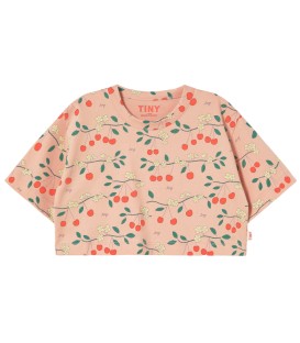 Cherry Trees Crop Tee 