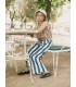 Light Navy Stripes Pants