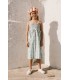 Vestido Blue Flowers 