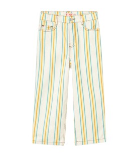 Multicolor Stripes Denim Jeans