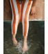Red Stripe Leggings