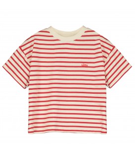 Wide Striped T-shirt Off-White