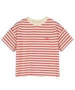 Wide Striped T-shirt Off-White