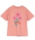 T-shirt larga Flowers
