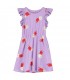 Ruffle Sleeve Dress Lucky Red Stars