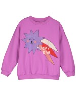 Sweatshirt Big Lucky Star Magenta