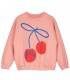 Sweatshirt Cherries Clay Pink
