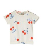 S/s Baby T-shirt Cherries Off White