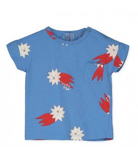 S/s Baby T-shirt Lucky Red Stars Baja Blue