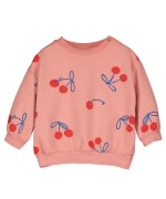 Baby Sweatshirt Cherries Clay Pink