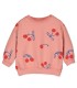 Baby Sweatshirt Cherries Clay Pink