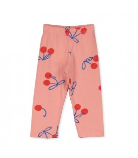 Baby Leggings Cherries Clay Pink