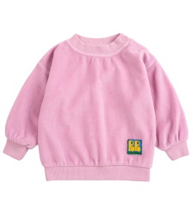Booo Bo Choses Tag Velvet Sweatshirt