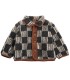 Almost Moiré all over Sheepskin Jacket 