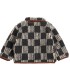 Almost Moiré all over Sheepskin Jacket 