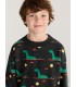 Lake Monster all over Jacquard Jumper