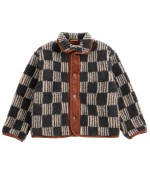 Almost Moiré all over Sheepskin Jacket 