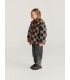Almost Moiré all over Sheepskin Jacket 