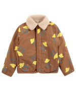 Pixel Abduction all over Reversible Jacket