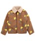 Pixel Abduction all over Reversible Jacket