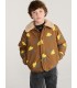 Pixel Abduction all over Reversible Jacket
