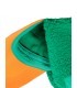Bobo Choses Color Block Sheepskin Chapka green and olive