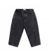 Wide Leg Denim Pants Slate Grey