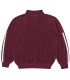 Burgundy Color Block Sweatshirt