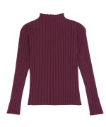 Burgundy Rib Tshirt