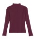 Burgundy Rib Tshirt