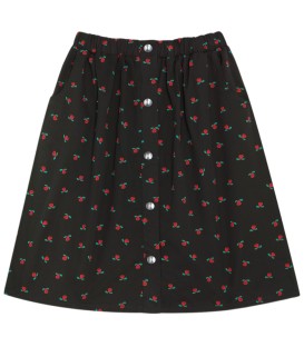 Flowers Grey Skirt