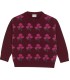 Flowers Burgundy Jumper