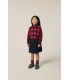 Flowers Burgundy Jumper