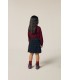 Flowers Burgundy Jumper