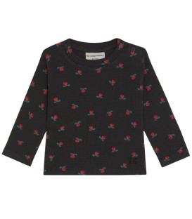 Flowers Grey Baby Tshirt