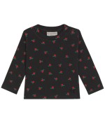T-shirt de Bebé canelada Flowers