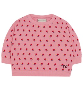 Flowers Pink Baby Sweatshirt